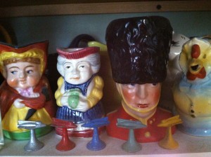 Kitchen shelf at my friend Hillary's house. She is so into china.