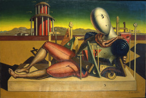 The Tired Minstrel, by De Chirico